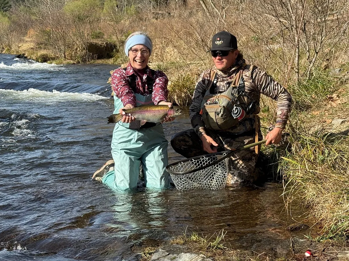 Guided trout trip on the Lower Mountain Fork