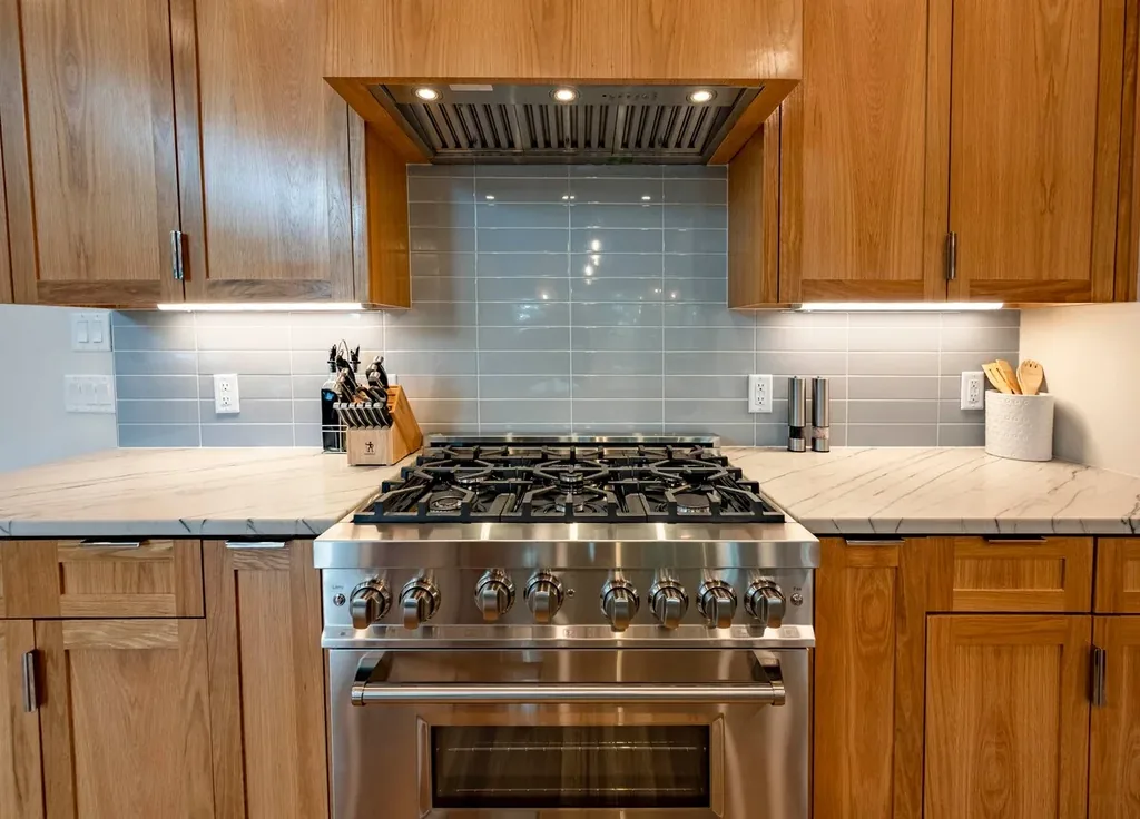 Kitchen at The Aroha in Broken Bow — view 1