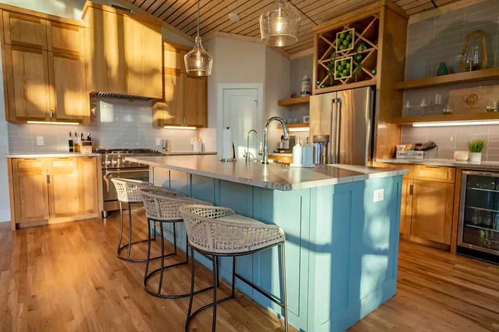 Kitchen at The Aroha in Broken Bow — view 2