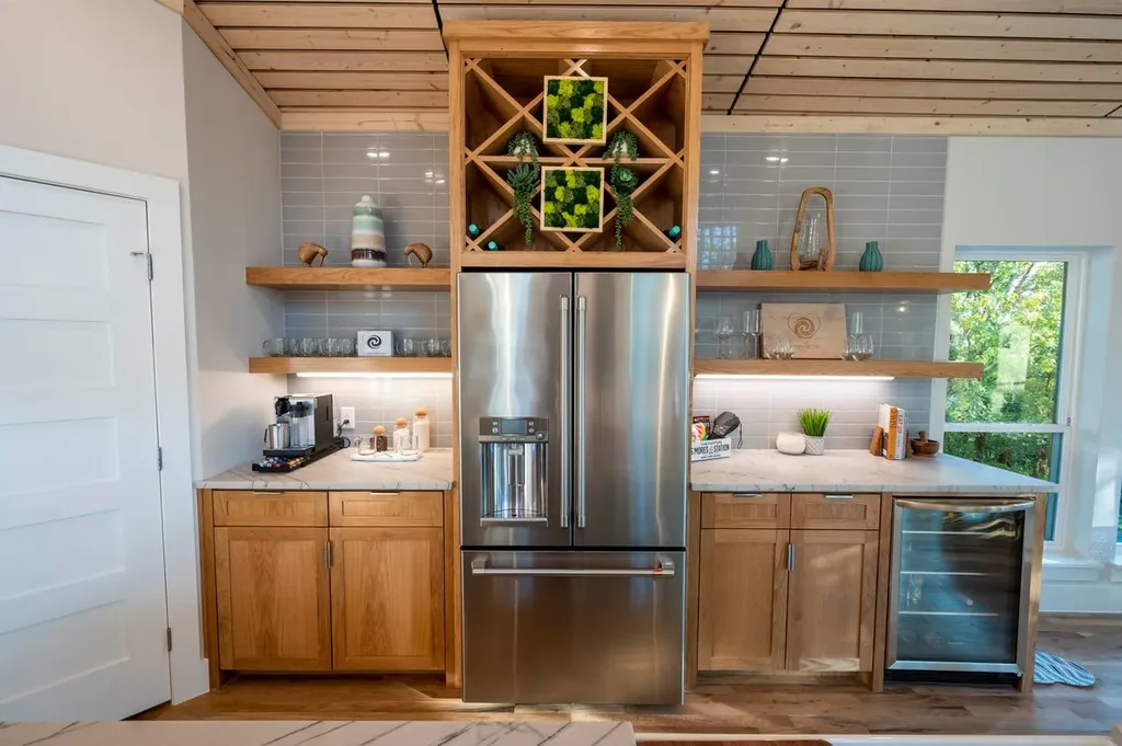 Kitchen at The Aroha in Broken Bow — view 10