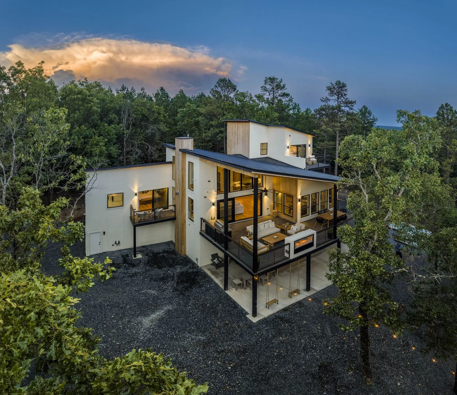 Broken Bow forest landscape — year-round cabin destination