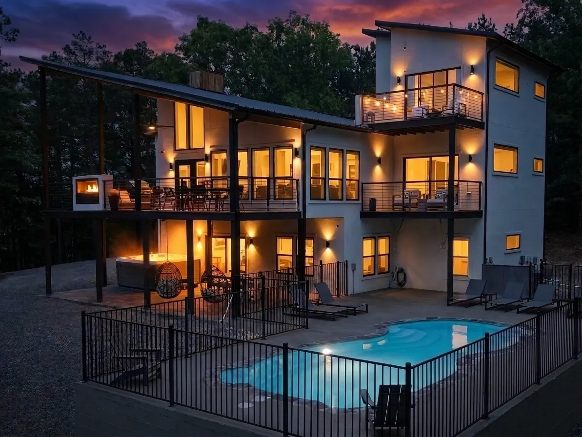 The Aroha private pool cabin