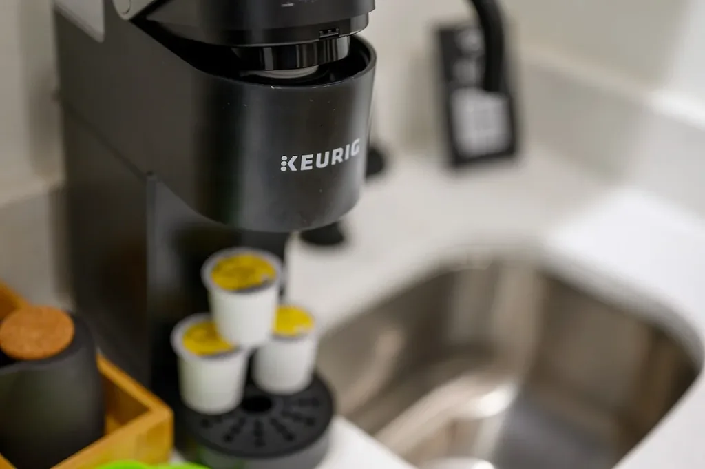 The Black-Beary — Start the morning with a Keurig single-serve brewer and pods stocked right on the counter.