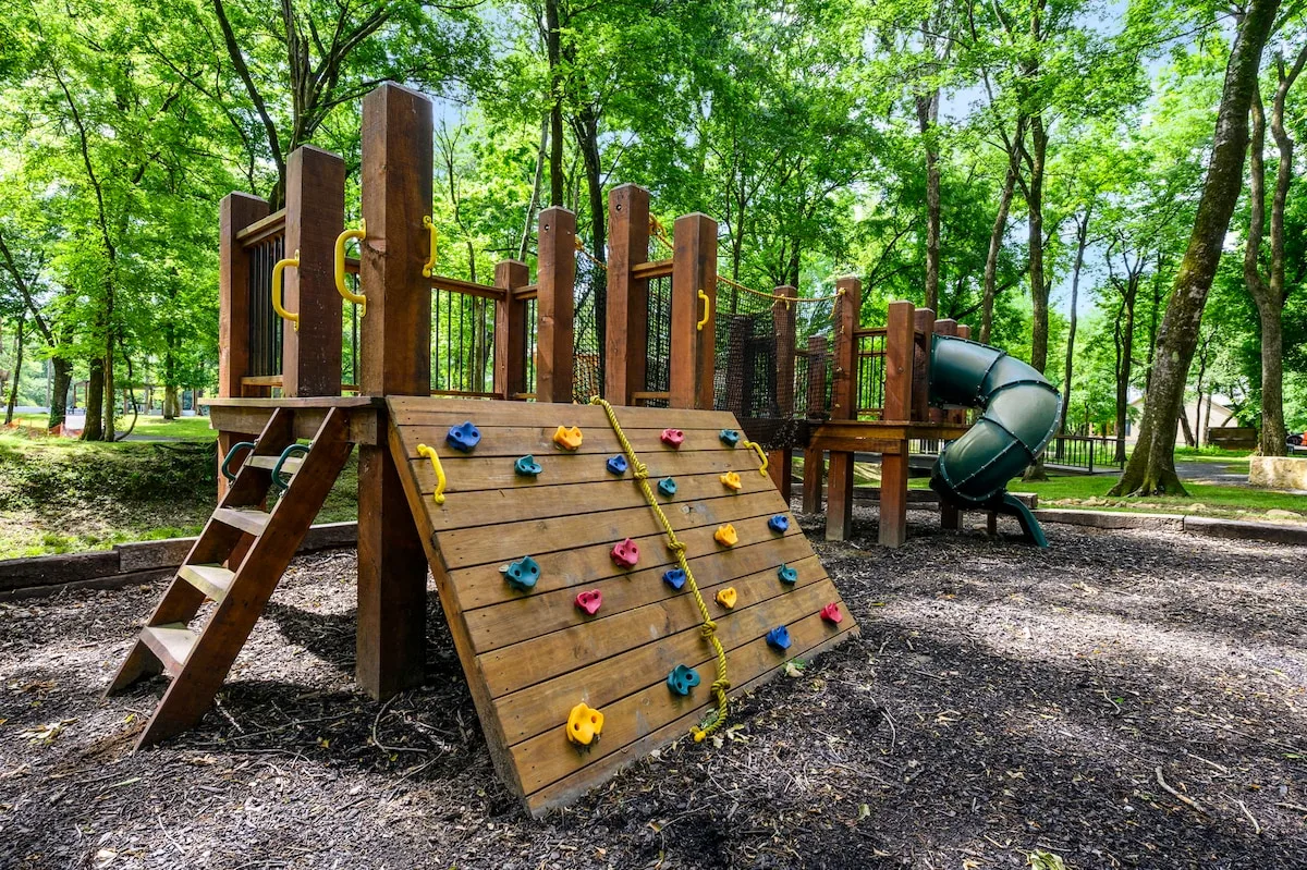 Shared playground inside Blue Note's gated community
