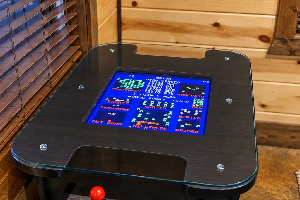 Pac-Man arcade game at Cami's Campout