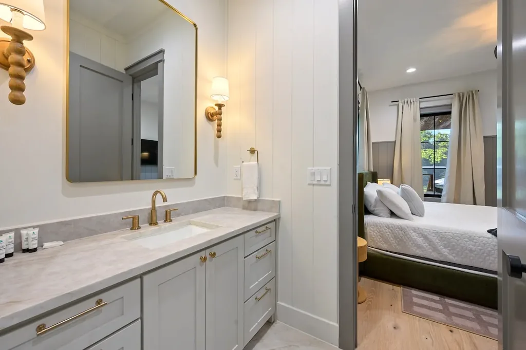 Full bathroom 2 vanity at Clearwater in Broken Bow