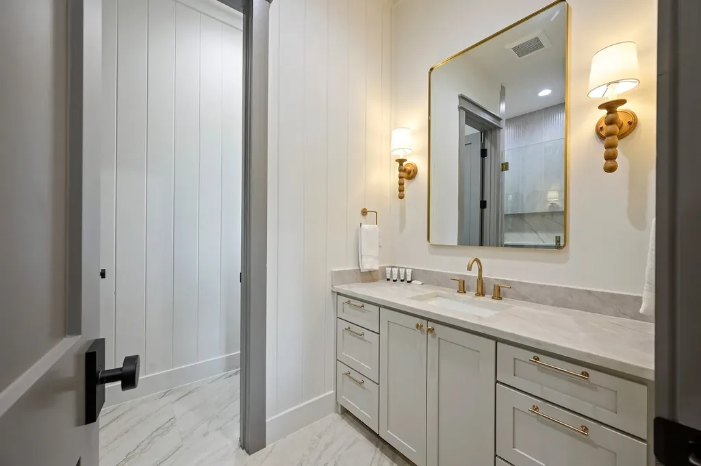 Full bathroom 2 vanity at Clearwater in Broken Bow