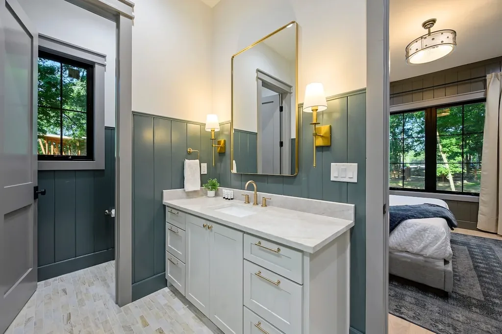 Full bathroom 3 vanity at Clearwater in Broken Bow