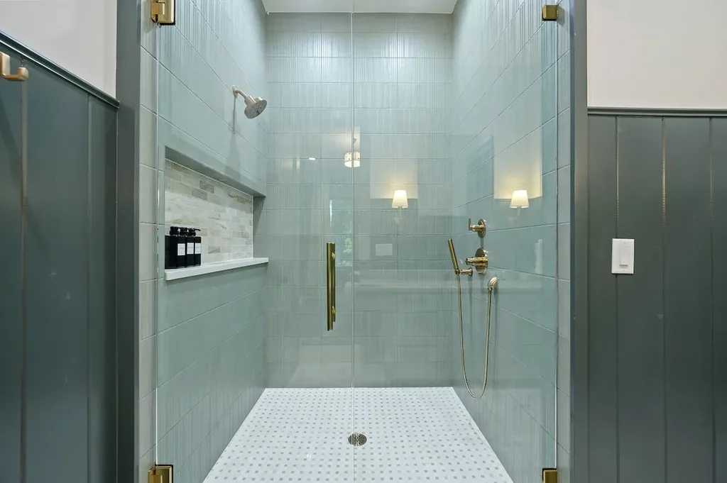Full bathroom 3 shower at Clearwater in Broken Bow
