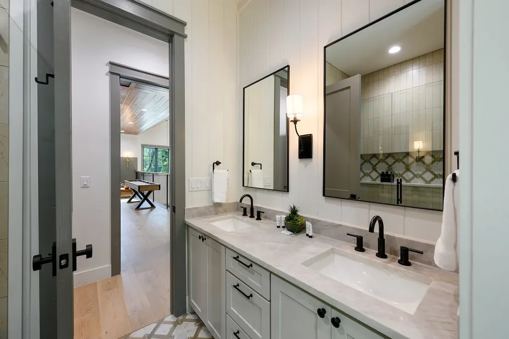 Full bathroom 5 vanity at Clearwater in Broken Bow