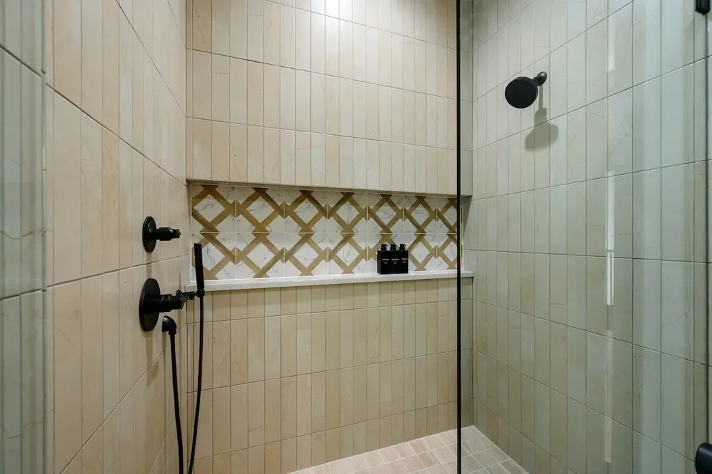 Full bathroom 5 shower at Clearwater in Broken Bow