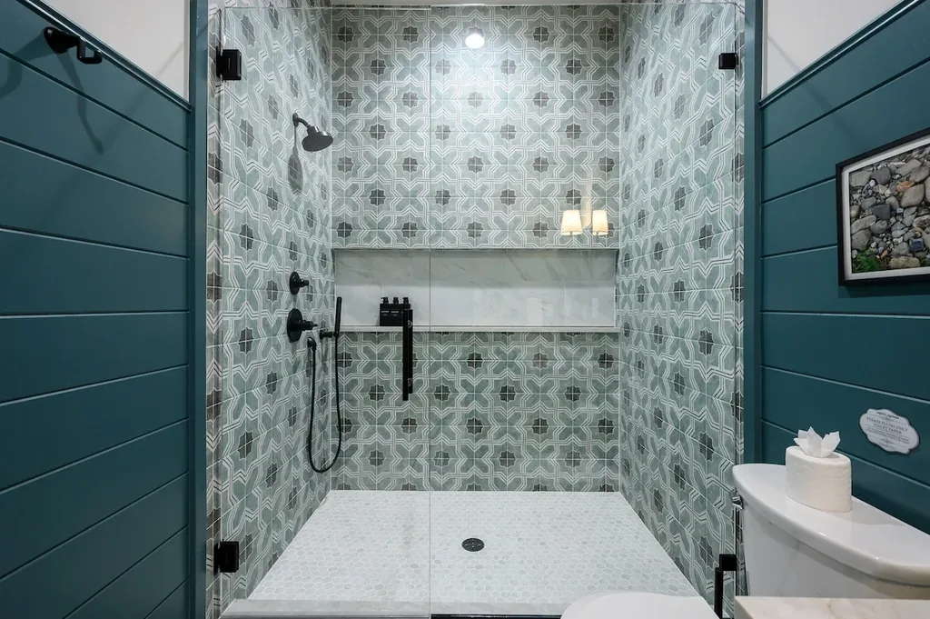 Full bathroom 6 shower at Clearwater in Broken Bow