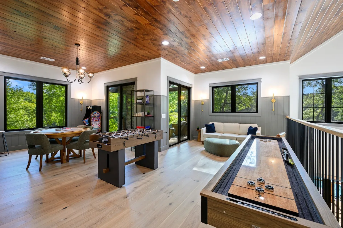 Game loft at Clearwater with foosball and shuffleboard