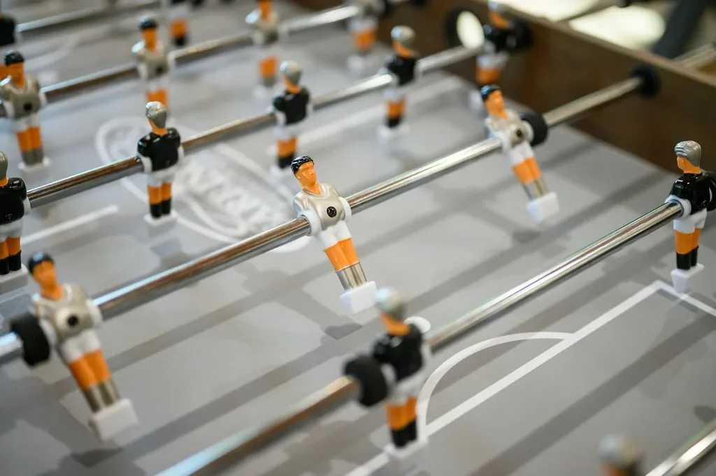 Foosball table at Clearwater in Broken Bow