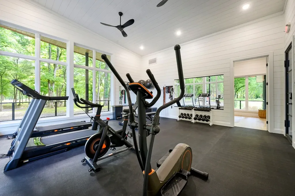 Shared resort fitness center available to Clearwater guests