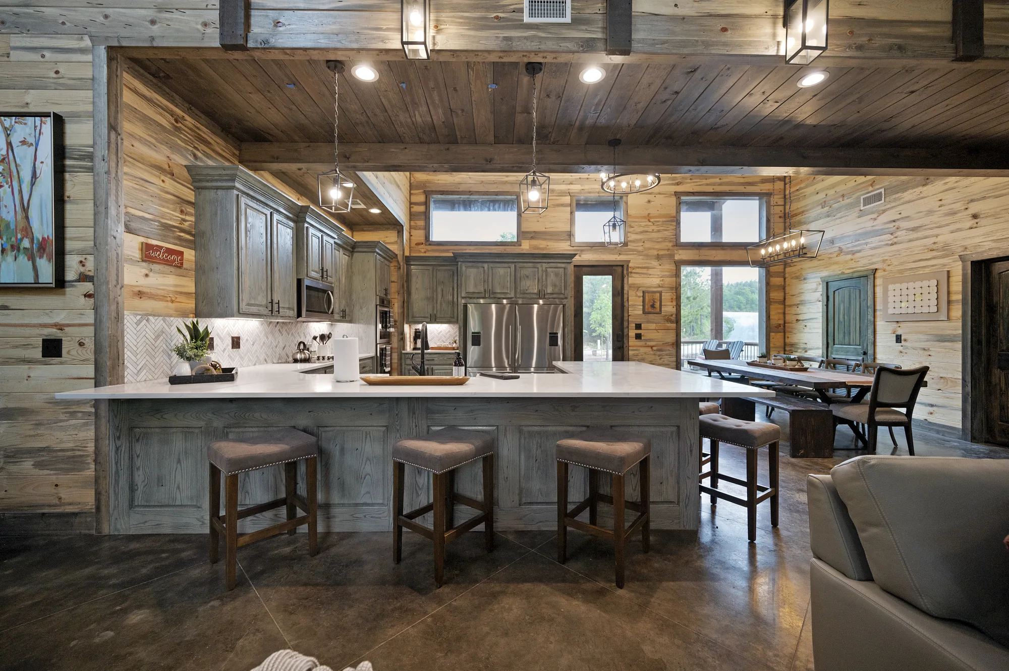 Lawn games area at Dreams & Streams
