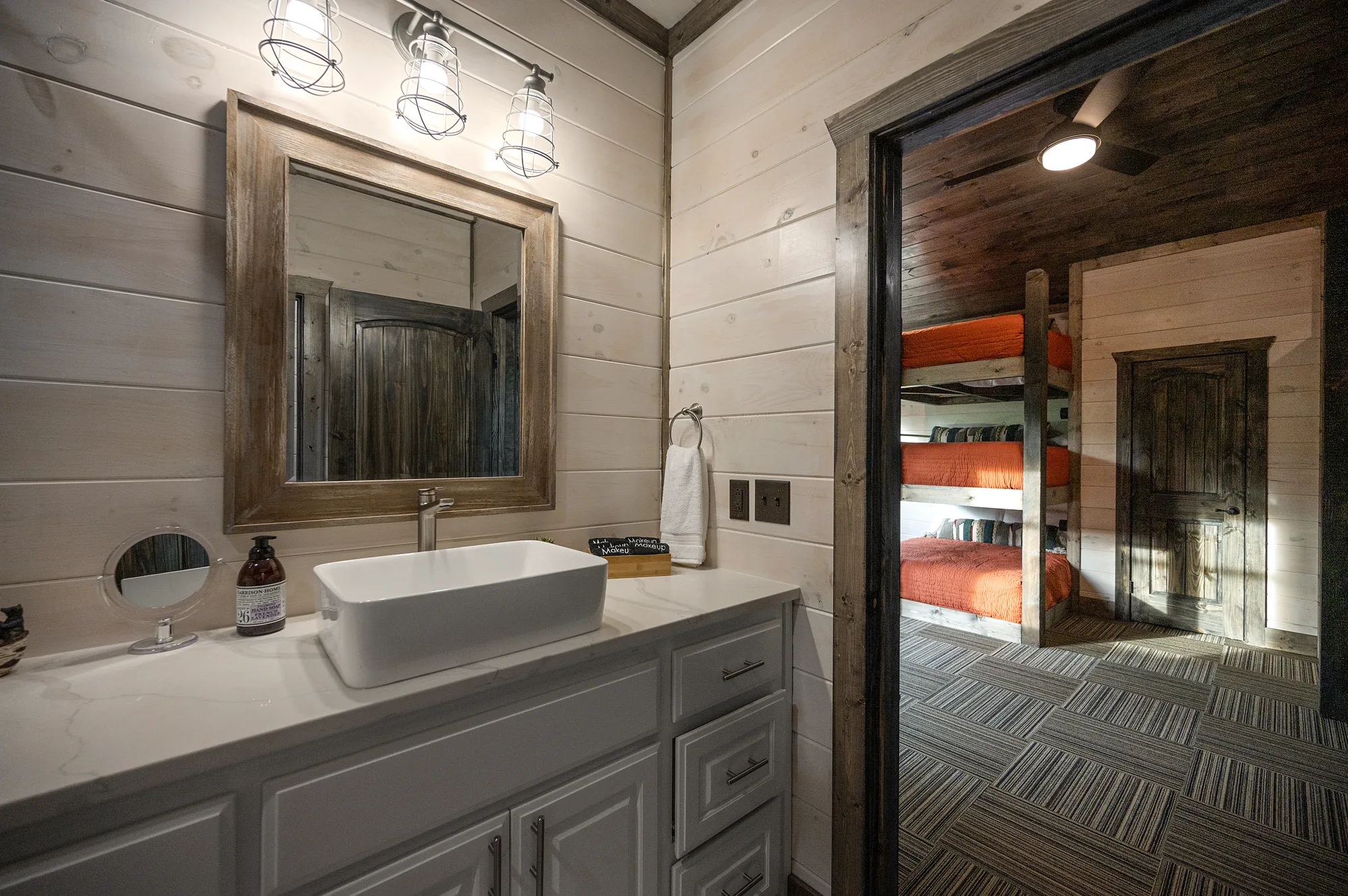 Double washer and dryer utility space at Dreams & Streams
