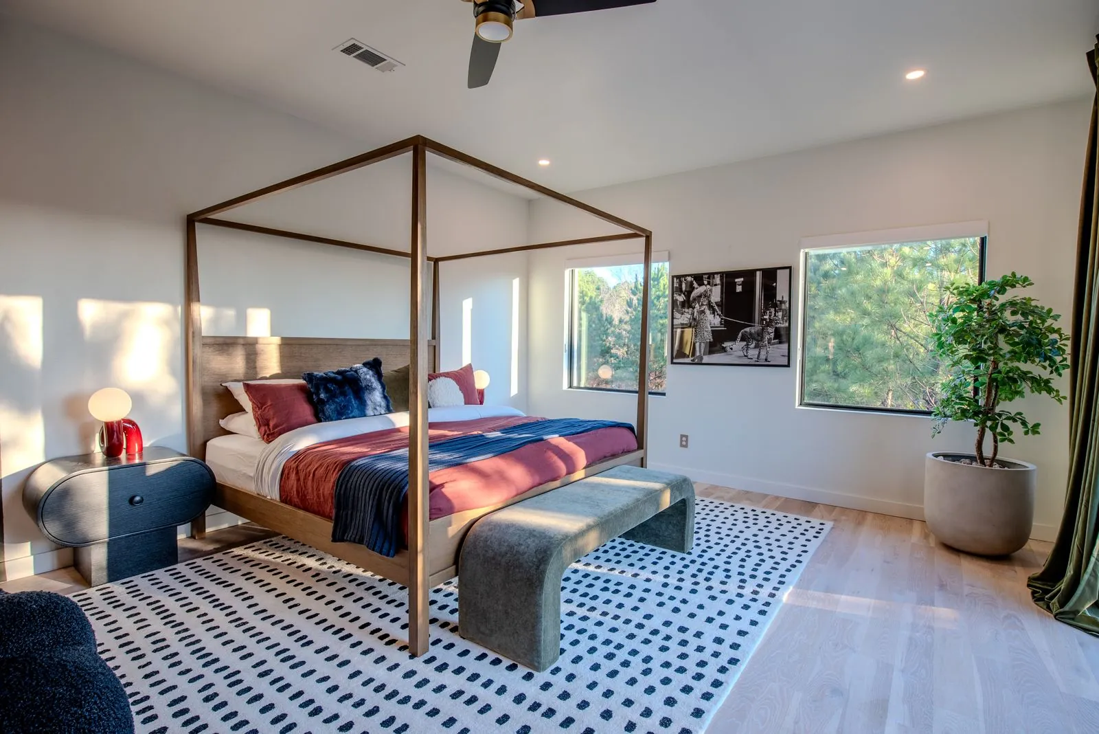 Primary king suite at The Jade